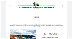 Desktop Screenshot of hillsdalefarmersmarket.com
